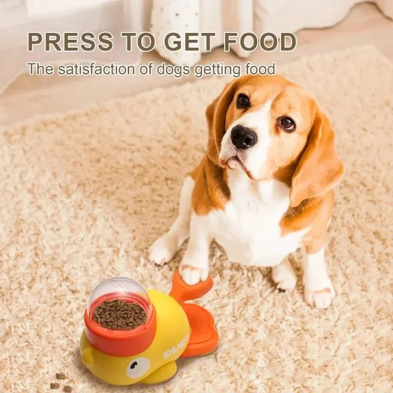Duckie Dog Puzzle Feeder – Interaktives Leckerli-Spender-Spielzeug